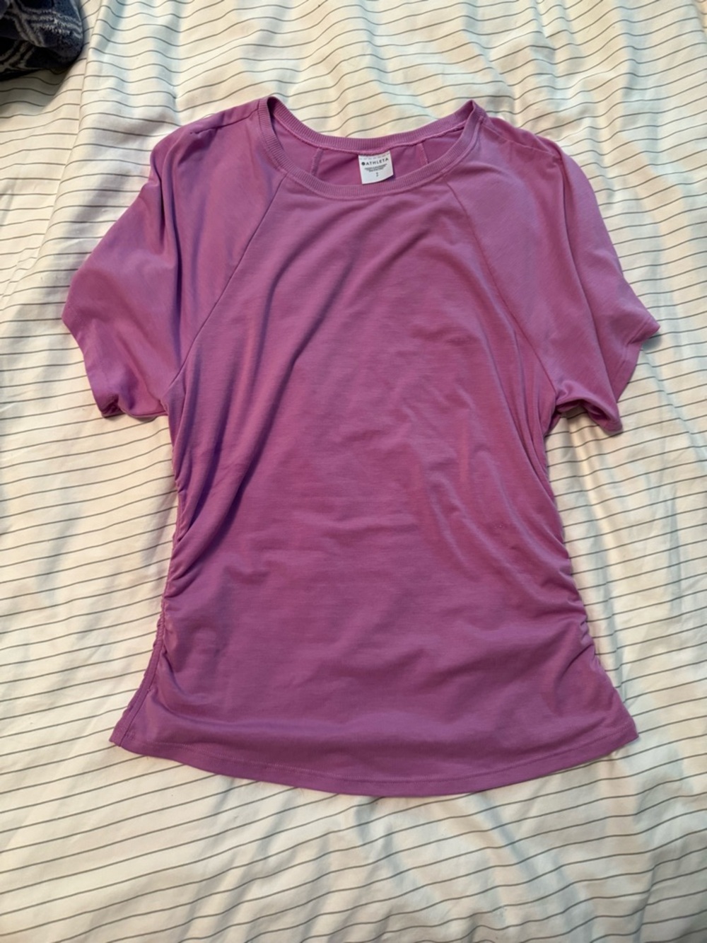 Athleta Lavender Short-Sleeve Performance Tee
